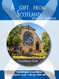 Bespoke Pocket Mirror for Greyfriars Church